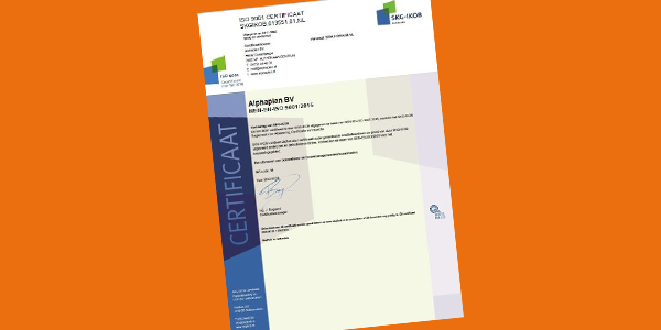 Certificaat INEN-EN- ISO 9001:2015